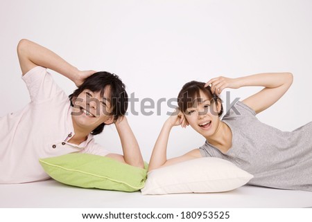 Japanese brother and sister image