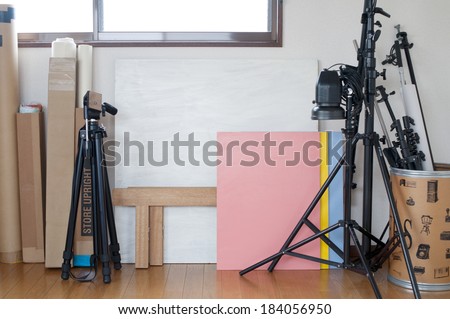 Photographic equipment and studio