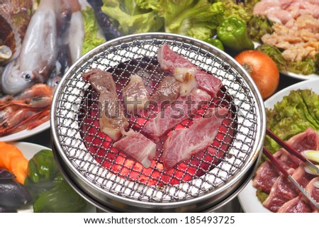 Japanese grilled meat dish
