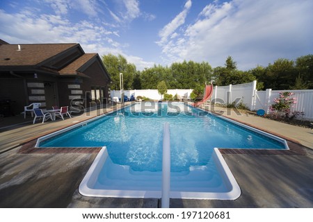 A Pool In An American House