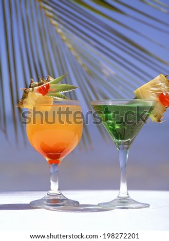 An Image of Tropical Drink