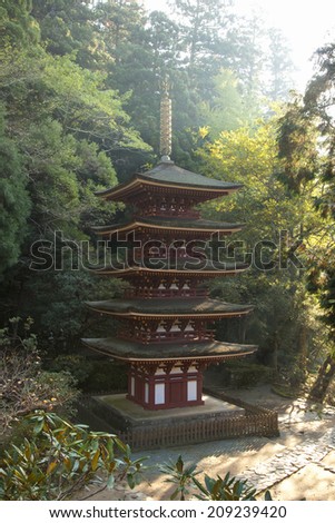 The Five-Step Pagoda In Nara Muroji