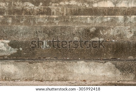 Cement stairs, walkway by the river