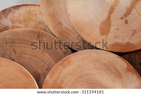 Cutting boards wood for minor cuts grew fruits and vegetables in the household.