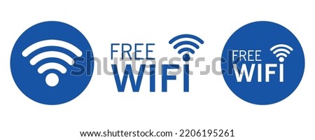 Free wifi  zone symbol. Wireless signal sign. Internet connection symbol vector icon