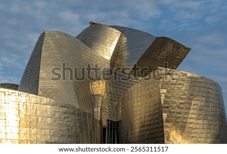 Image, Stock Photo building architecture in Bilbao city Spain, travel destination