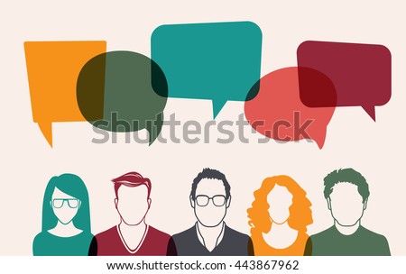 Men and women avatar profile picture set. Businessman, coworkers, team, think, Question. Idea, Brainstorm. Business concept vector illustration