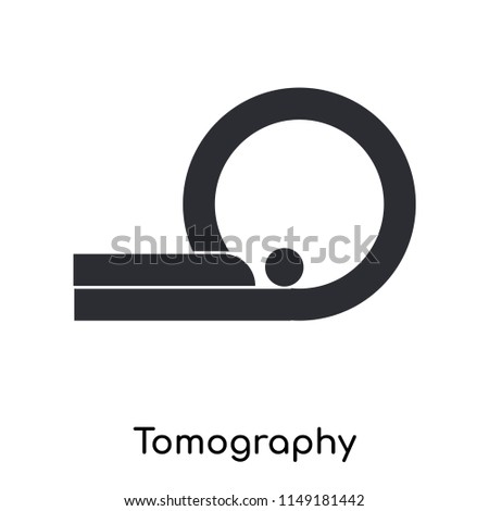 Tomography icon vector isolated on white background for your web and mobile app design, Tomography logo concept