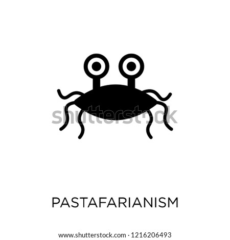 Pastafarianism icon. Pastafarianism symbol design from Religion collection. Simple element vector illustration on white background.