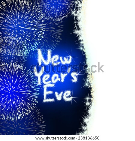 new years eve anniversary firework celebration party fireworks blue