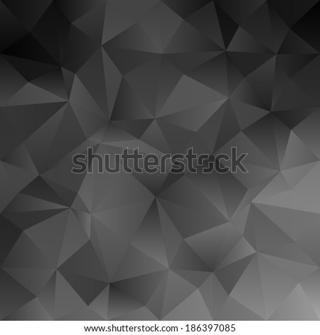 Black abstract irregular triangle pattern background - jpeg version