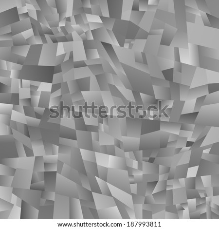 Grey abstract rectangle pattern background - raster version