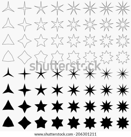 Star set - vector version