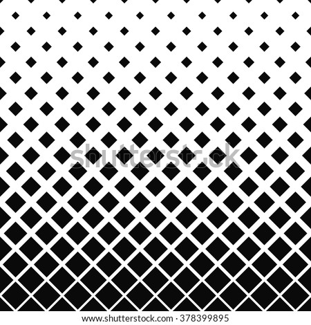 Repeating black and white vector square pattern design background