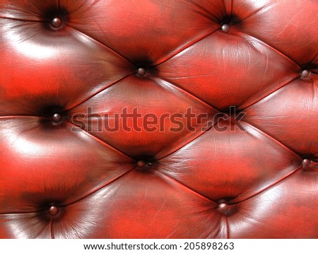 Red tufted leather quilted texture