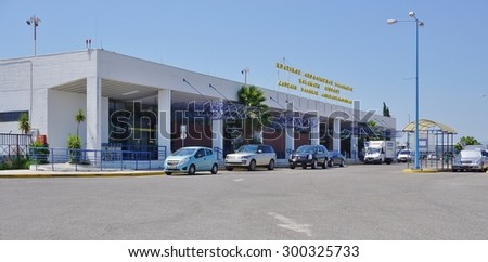KALAMATA, GREECE -17 JULY 2015- The Kalamata International Airport Captain Vassilis Constantakopoulos (KLX) is an airport in the Messinia region of the Peloponnese in Greece.