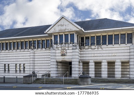 DONCASTER, UK - FEBRUARY 13: Crown Court on 13th of February 2014 in Doncaster.