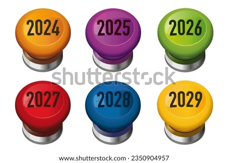 Presentation of an annual event for the decade, with a buzzer symbolizing an answer to a problem.