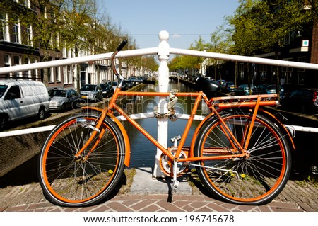 Orange Bicycle - Netherlands