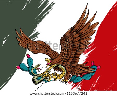 Mexican Eagle Drawing | Free download on ClipArtMag