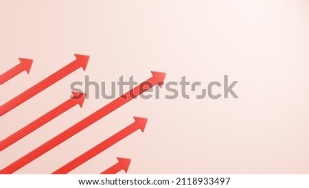 Similar – Image, Stock Photo red arrow points upwards