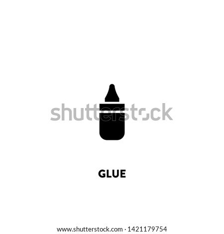 glue icon vector. glue sign on white background. glue icon for web and app