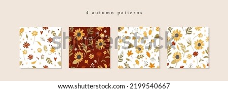 Similar – Image, Stock Photo Autumn mood | A leaf stands out in the warm sunlight