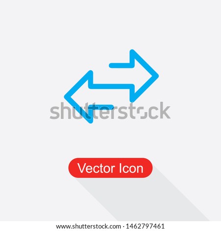 Two Side Icon Vector Illustration In Flat Style Eps10