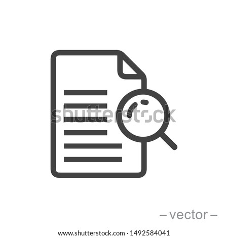 vector icon case study on white background
