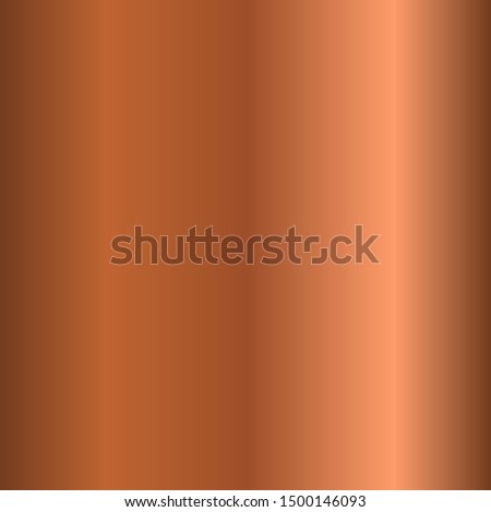 Bronze Copper Metal foil abstract background with modern vector gradient style, Vector Illustration eps 10