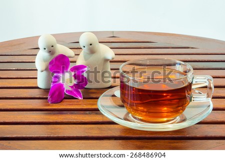 Love twin doll and a cup of tea