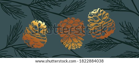 Similar – Image, Stock Photo fir cones