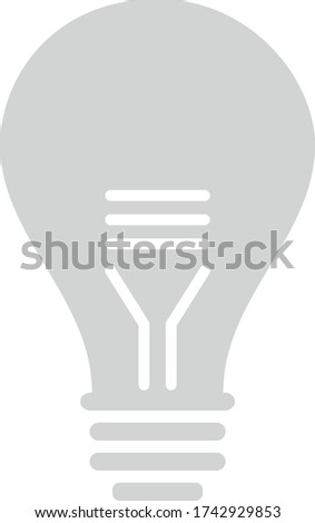 black and white artwork of a light bulb icon for idea based concepts