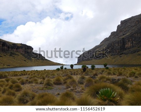 Similar – Image, Stock Photo Lake Michaelson