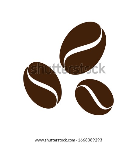 Icon of well roasted coffee beans