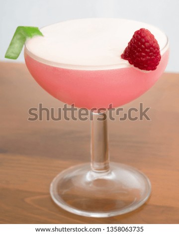 Image, Stock Photo Perfect served Clover club cocktail