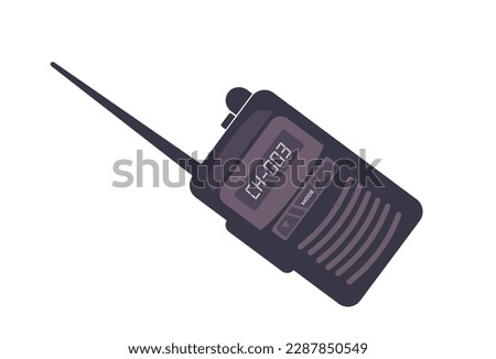 Walky talkie icon, is a vector illustration, very simple and minimalistic. With this talkie icon you can use it for various needs. Whether for technology needs or visual design transceiver