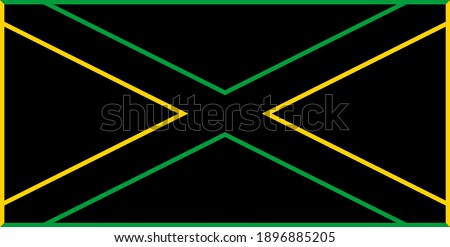 flag of jamaica. abstract background