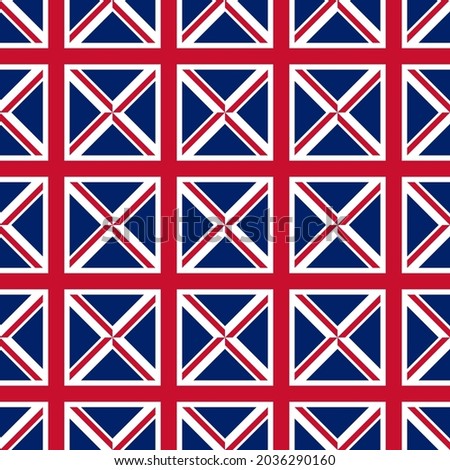 seamless union jack flag pattern. vector illustration. decoration, banner, dress, jersey, book cover, cloth table and etc