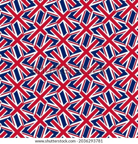seamless united kingdom flag pattern tradition concept. vector illustration. print, book cover, wrapping paper, decoration, banner, tablecloth, dress and etc