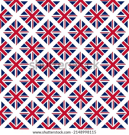 uk flag pattern. abstract background. vector illustration