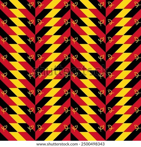 angola pattern design. chevron background. vector illustration