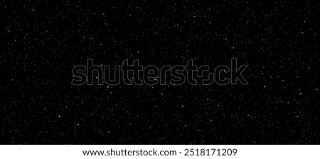 Space stars background. Universe starry pattern with glowing stars. Night sky constellations galaxy. Vector illustration.