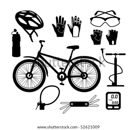 Bicycle silhouettes