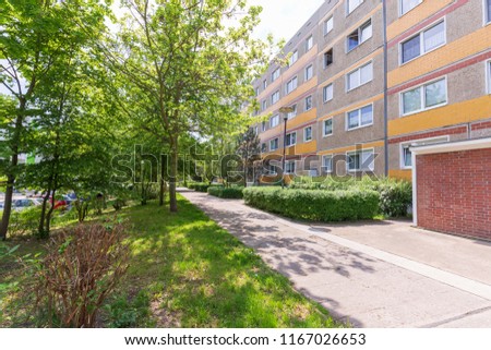 Similar – Foto Bild Plattenweise DDR Neubau