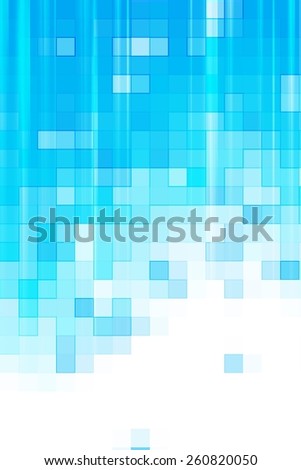 Digital Blue Background. Pixel Pattern Light Blue Pattern