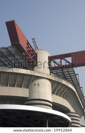San Siro Stadium, home to AC and Inter Milan Soccer Club.