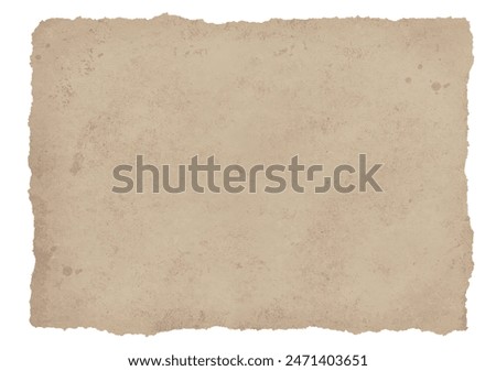 Torn old paper grunge background