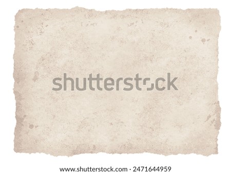 Torn old  grunge white paper background