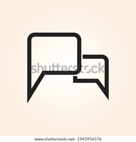 chat icon design vector for multiple use 